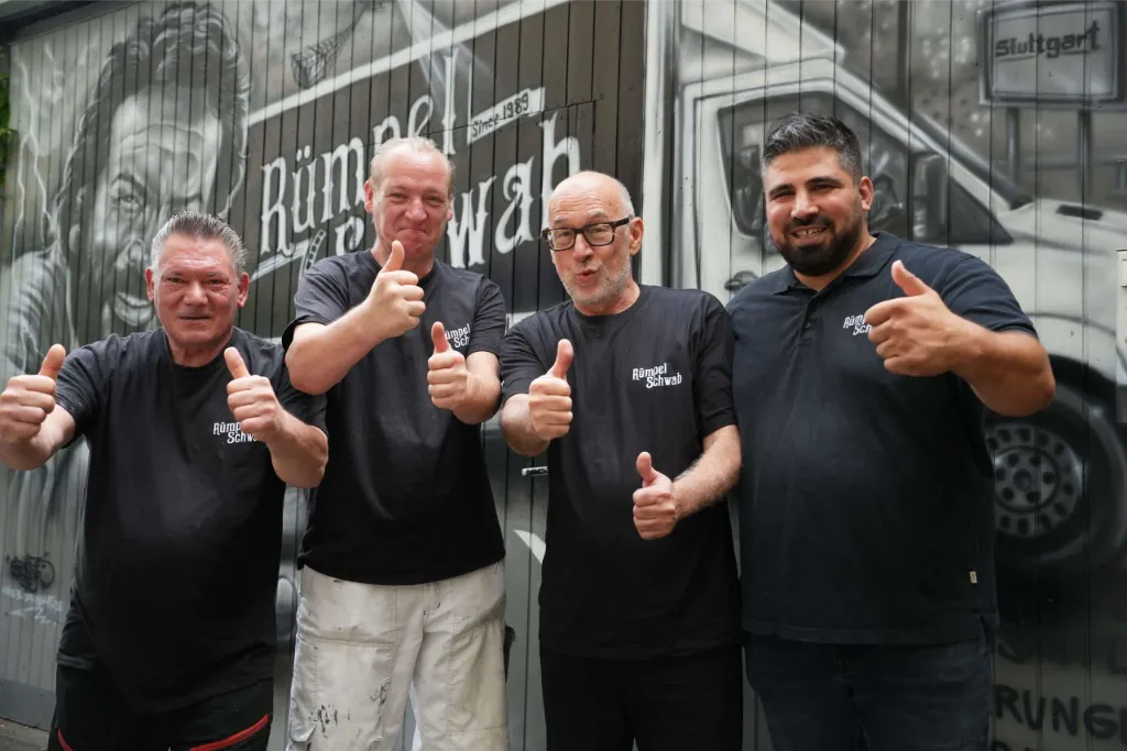 Das Team von Rümpelschwab Stuttgart